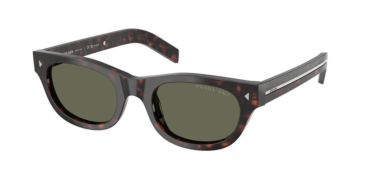 Prada Mannelijk Tortoise Pr C09s Polarized 17N03r Shell Heren Zonnebril