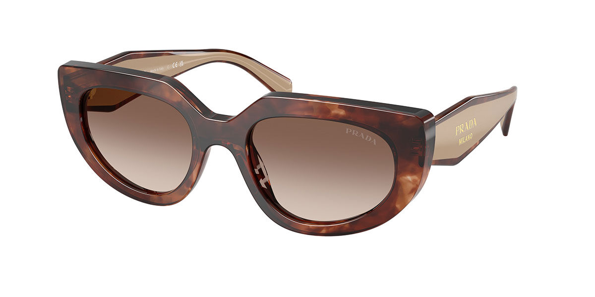 Prada Damen Caramel Tortoise Pr D02s 00K10s 53Mm Tortoiseshell Sonnenbrillen