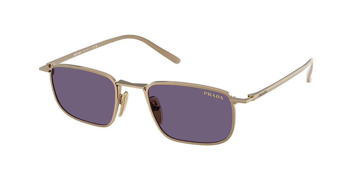 Prada Miesten Brass Gold Pr D52s 7Oe70w Aurinkolasit Kulta