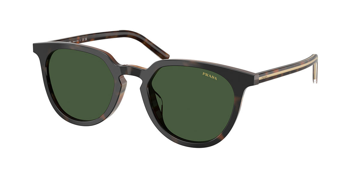 Prada PR D15SD Asian Fit 20P40P Men's Sunglasses Tortoiseshell Size 52