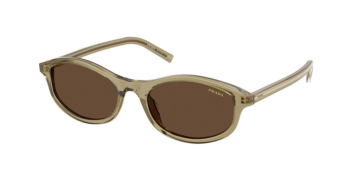 Prada PR D17S 27O9L1 Women’s Sunglasses Green Size 52