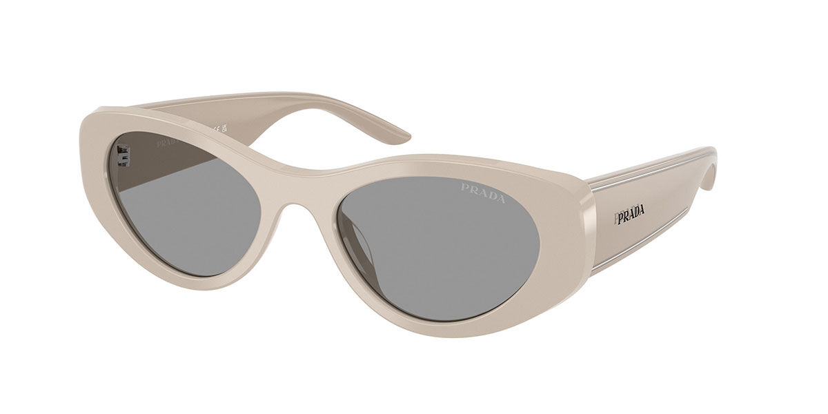 Prada PR D23SU 23O50Q Women’s Sunglasses Brown Size 53