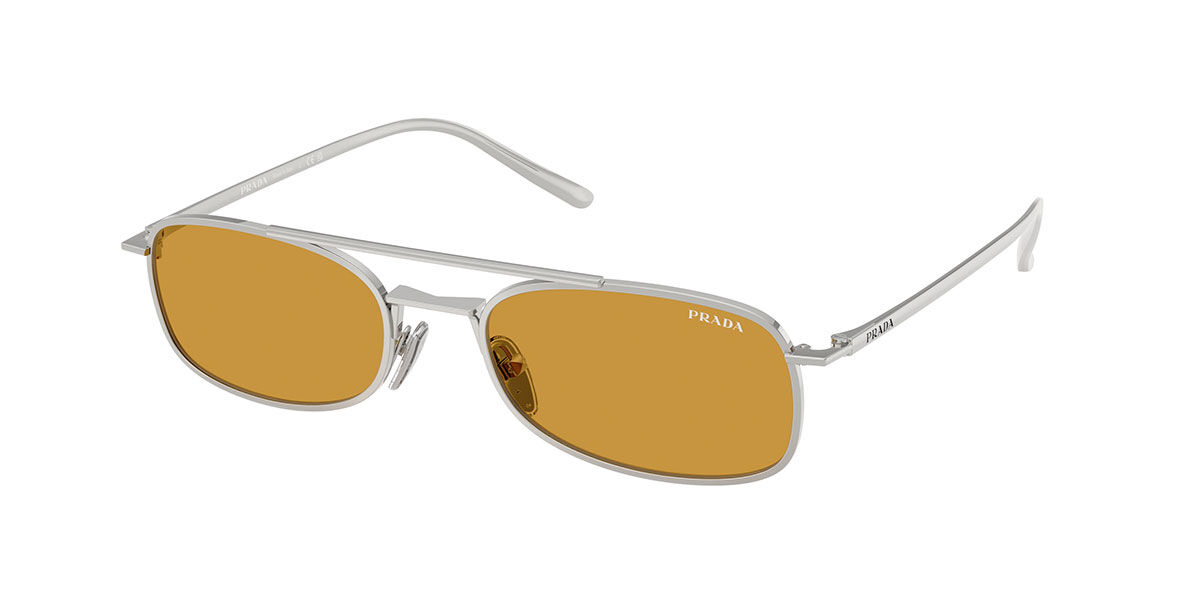 Prada PR D59S 1BC50P Men's Sunglasses Silver Size 54