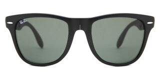RAY BAN Pocket sunglasses rb 4105 Folding Wayfarer 601-S Matt black
