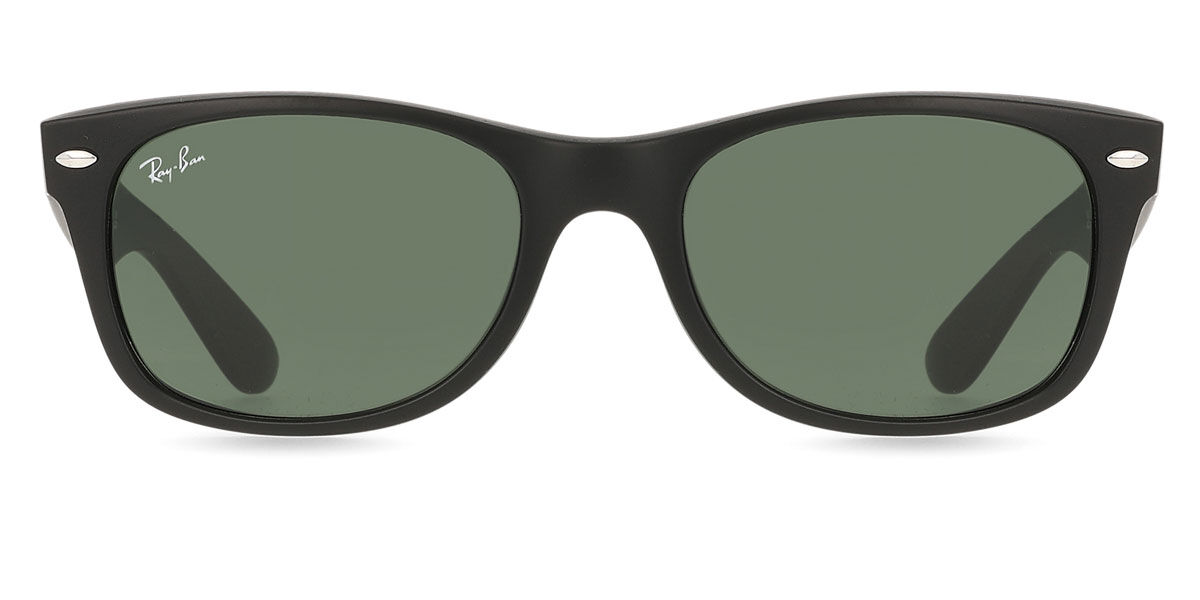 Photos - Sunglasses Ray-Ban RB2132 New Wayfarer 622 Men's Black Size 52