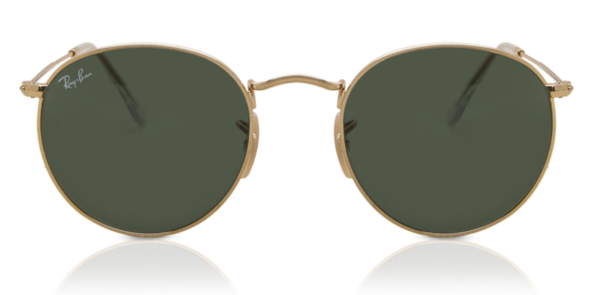 RB3447 Round Metal Sunglasses Arista Gold | SmartBuyGlasses USA