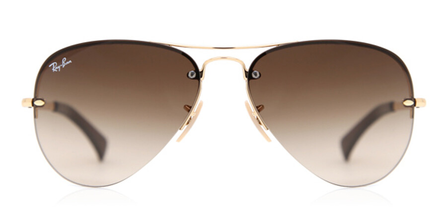 Ray-Ban RB3449 Highstreet 001/13 Sunglasses in Arista Gold |  SmartBuyGlasses USA