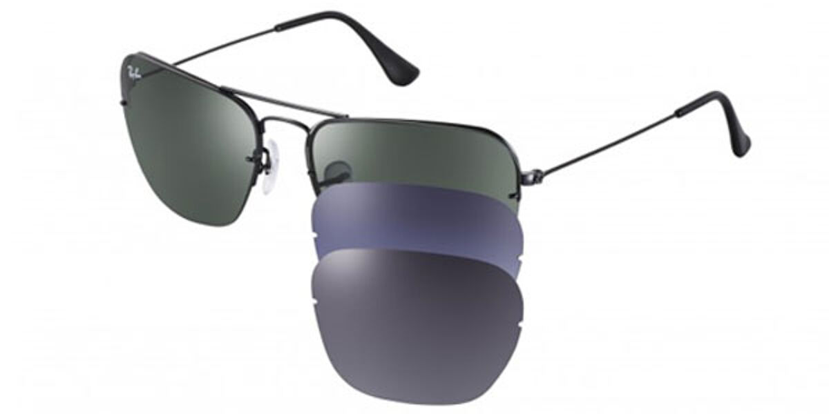 elektronisk Male Udelade Ray-Ban RB3461 Caravan Flip Out Polarized 002/71 Sunglasses in Black |  SmartBuyGlasses USA