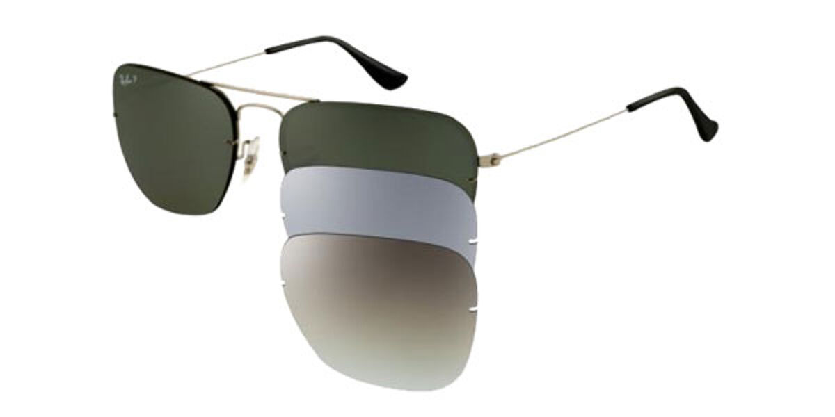 Ups ballon Regenerativ Ray-Ban RB3461 Caravan Flip Out Polarized 004/6G Sunglasses in Grey |  SmartBuyGlasses USA