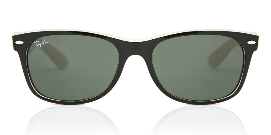 Ray-Ban RB2132 New Wayfarer Color Mix 875 Sunglasses in Black |  SmartBuyGlasses USA