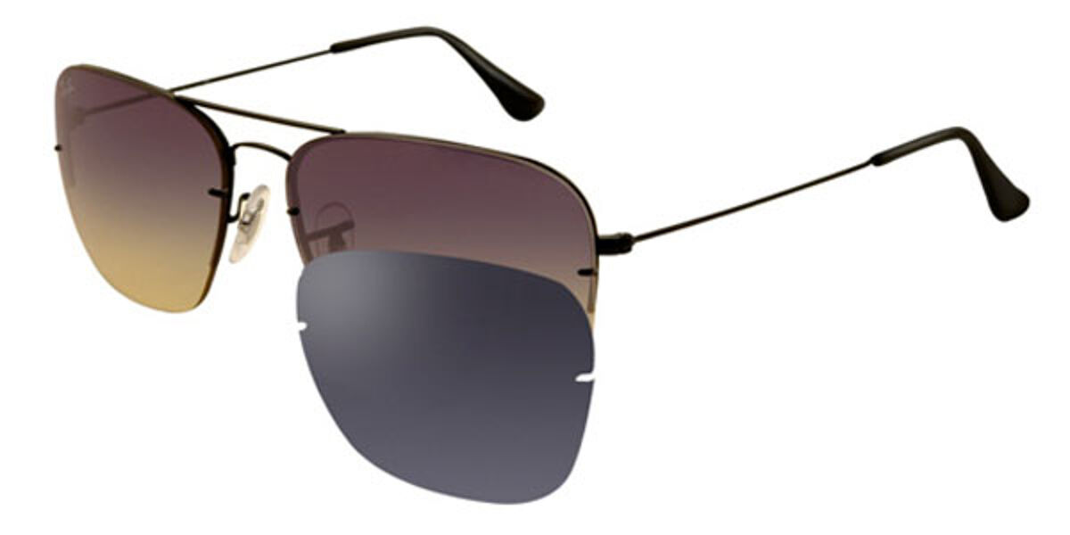 Ray-Ban Tech RB3482 Flip Out Polarized 002/79 Sunglasses Black |  SmartBuyGlasses UK