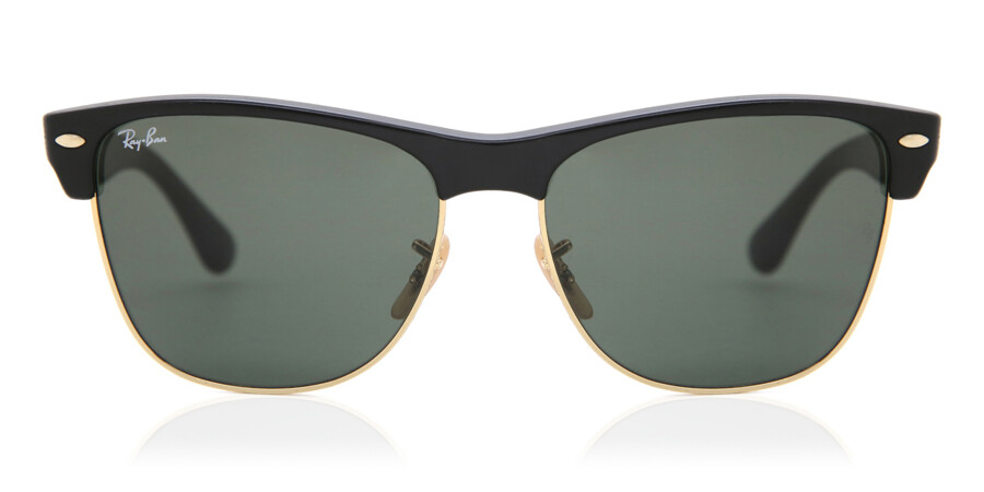 Ray-Ban RB4175 Clubmaster Oversized 877 Sunglasses Black | SmartBuyGlasses  UK