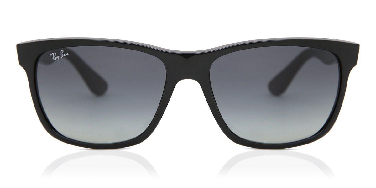 Ray-Ban RB4181 Highstreet 601/71 Sunglasses Shiny Black | VisionDirect  Australia