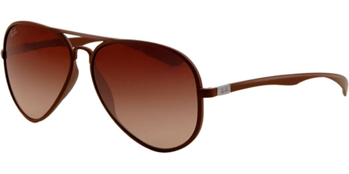 Motivatie Rot maniac Ray-Ban RB4180 LiteForce 881/13 Sunglasses in Brown | SmartBuyGlasses USA