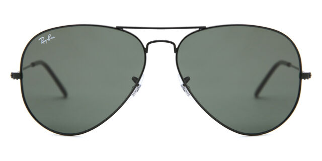 RB3026 Aviator Large Metal II sunglasses Black SmartBuyGlasses US