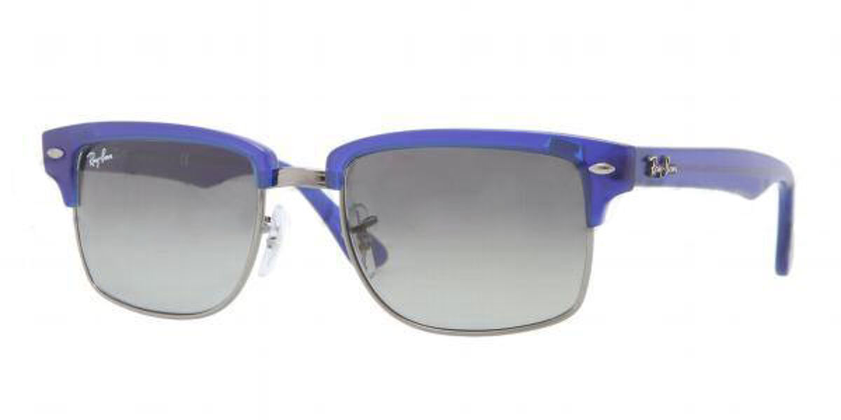 Ray-Ban RB4190 Clubmaster 6004/71 Sunglasses in Blue | SmartBuyGlasses USA