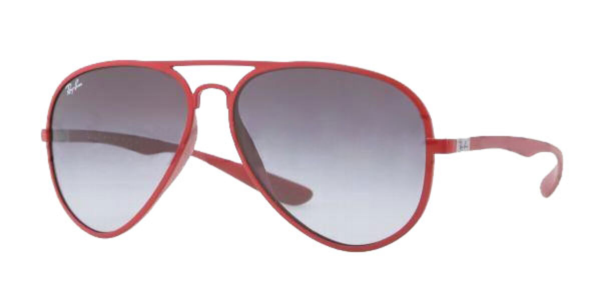 Geruststellen priester Wrok Ray-Ban RB4180 Aviator Liteforce 6018/8G Sunglasses in Red |  SmartBuyGlasses USA