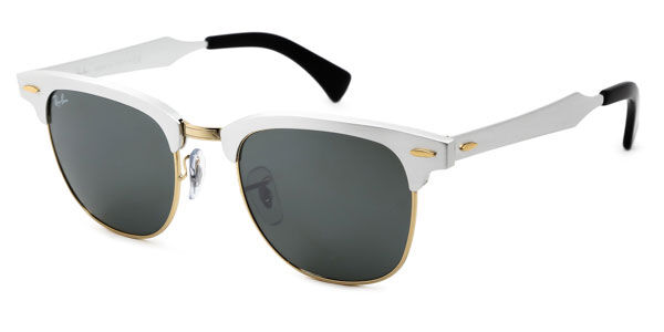 Ray ban clubmaster aluminum hot sale black