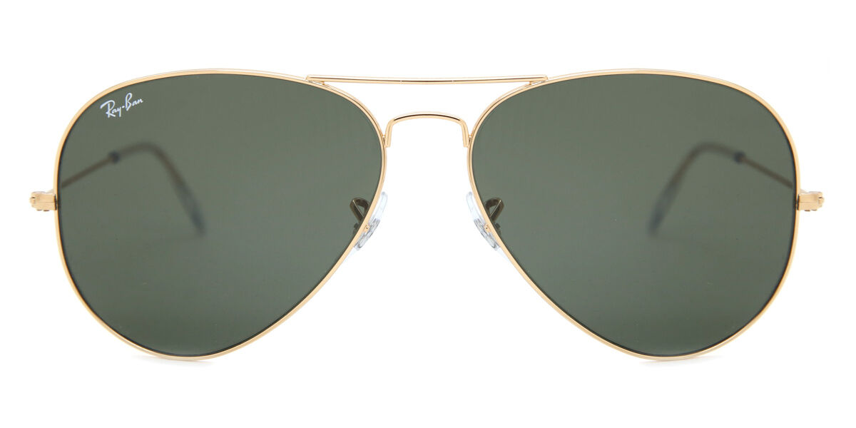 RB3025 Aviator Large Metal Sunglasses Gold | SmartBuyGlasses USA
