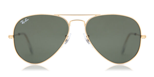 RB3025 Aviator Large Metal Sunglasses Gold | SmartBuyGlasses USA