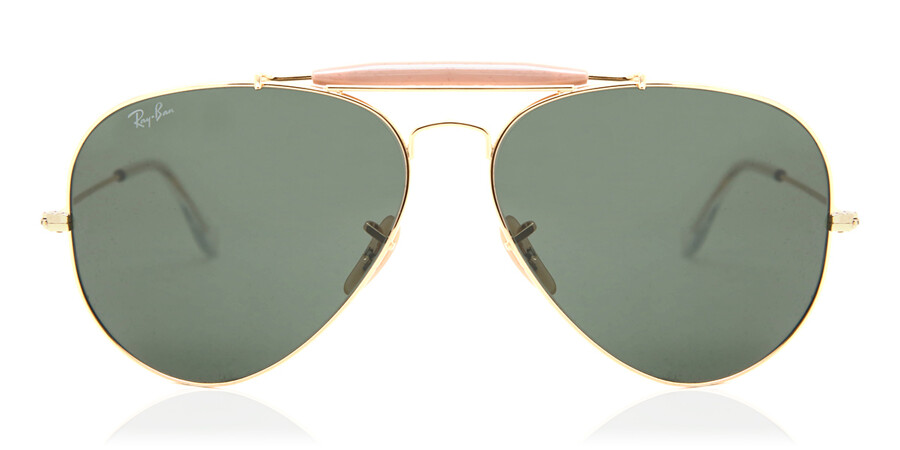 Ray-Ban RB3029 Outdoorsman II L2112 Sunglasses in Arista Gold |  SmartBuyGlasses USA