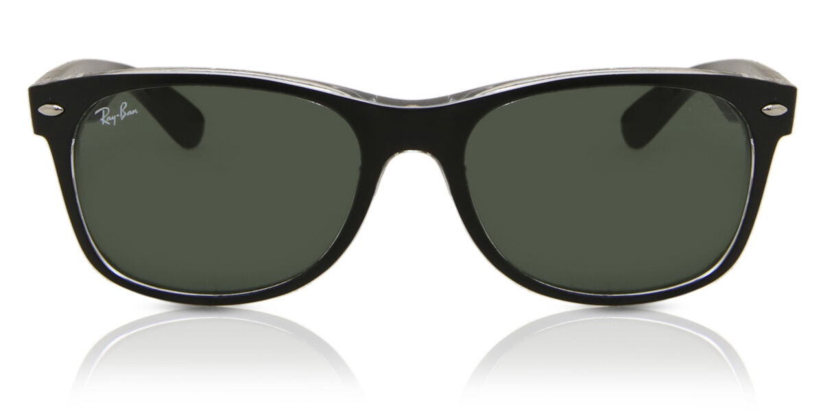 Photos - Sunglasses Ray-Ban RB2132 New Wayfarer Color Mix 6052 Men's  Black 