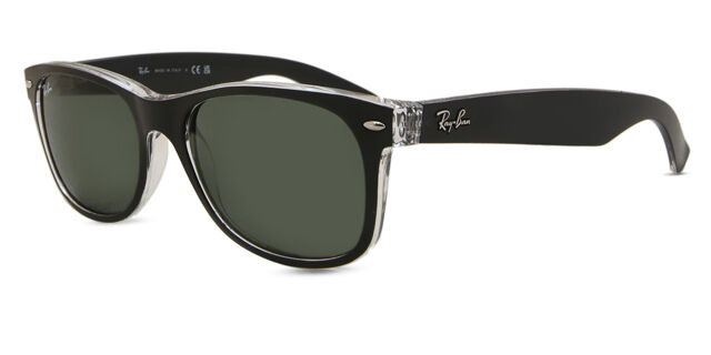 RB2132 New Wayfarer Color Mix sunglasses Top Black On Transparent - Main Image