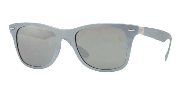 Ray-Ban RB4195F Wayfarer Liteforce Asian Fit 601788 Sunglasses Silver |  VisionDirect Australia
