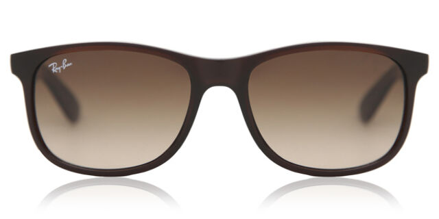 Ray-Ban RB4202 Andy 607313 Square Matte Brown Sunglasses 