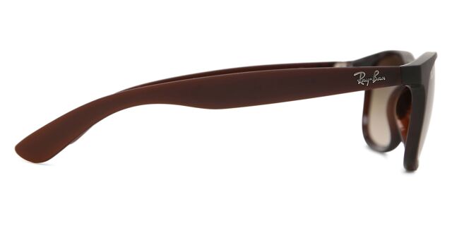 Ray-Ban RB4202 Andy 607313 Square Matte Brown Sunglasses  display picture 2