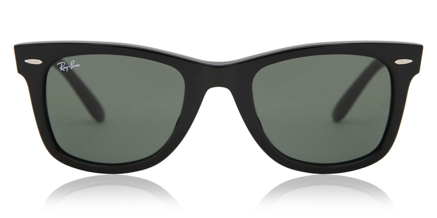 Ray-Ban RB2140F Original Wayfarer Asian Fit 901 Sunglasses Semi Glossy  Black | SmartBuyGlasses Switzerland