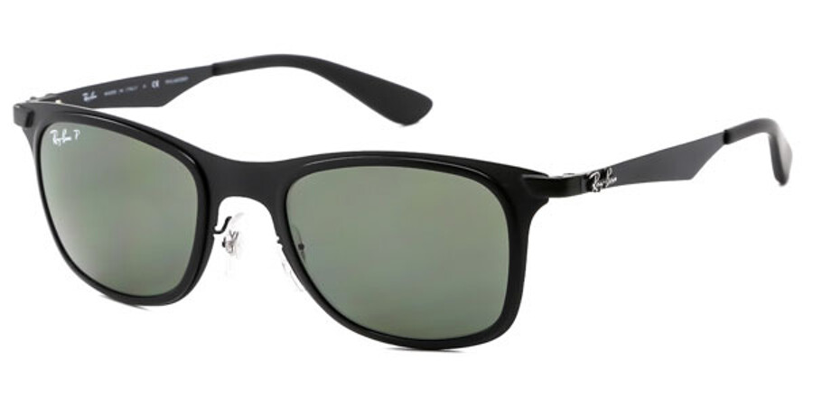Ray-Ban RB3521M Wayfarer Flat Metal Polarized 006/9A Sunglasses in Black |  SmartBuyGlasses USA