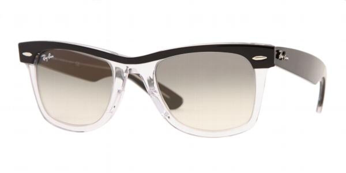 Ray-Ban RB2143 Wayfarer II 919/32 Sunglasses Black/Clear | SmartBuyGlasses  Canada