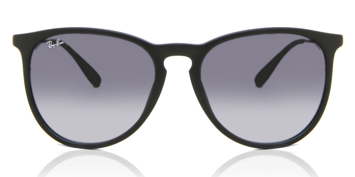 RB4171F Erika Asian Fit Sunglasses Black Rubber | SmartBuyGlasses USA