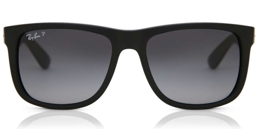 Ray-Ban RB4165 Justin Polarized 622/T3 Sunglasses Black Rubber |  SmartBuyGlasses South Africa