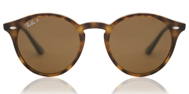 Ray-Ban RB2180 Highstreet Polarized 710/83 Round Shiny Dark  display picture 3