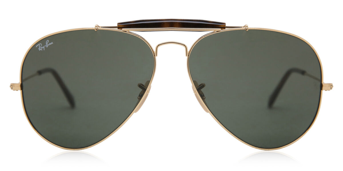 Impressionisme Schat als Ray-Ban RB3029 Outdoorsman 181 Sunglasses in Gold | SmartBuyGlasses USA