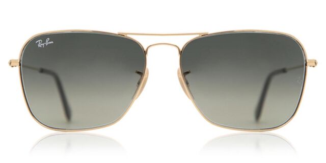 RB3136 Caravan Sunglasses Gold | SmartBuyGlasses USA
