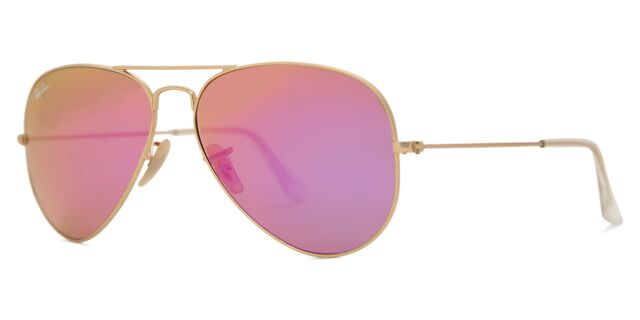 Ray-Ban RB3025 Aviator Flash Lenses 112/4T Aviator Matte  display picture 1