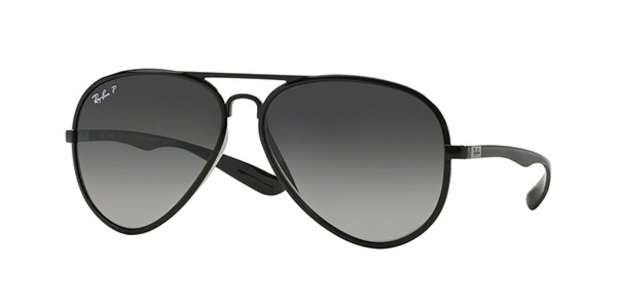 Junior Zonder hoek Ray-Ban RB4180 Aviator Liteforce Polarized 601/T3 Sunglasses in Black |  SmartBuyGlasses USA