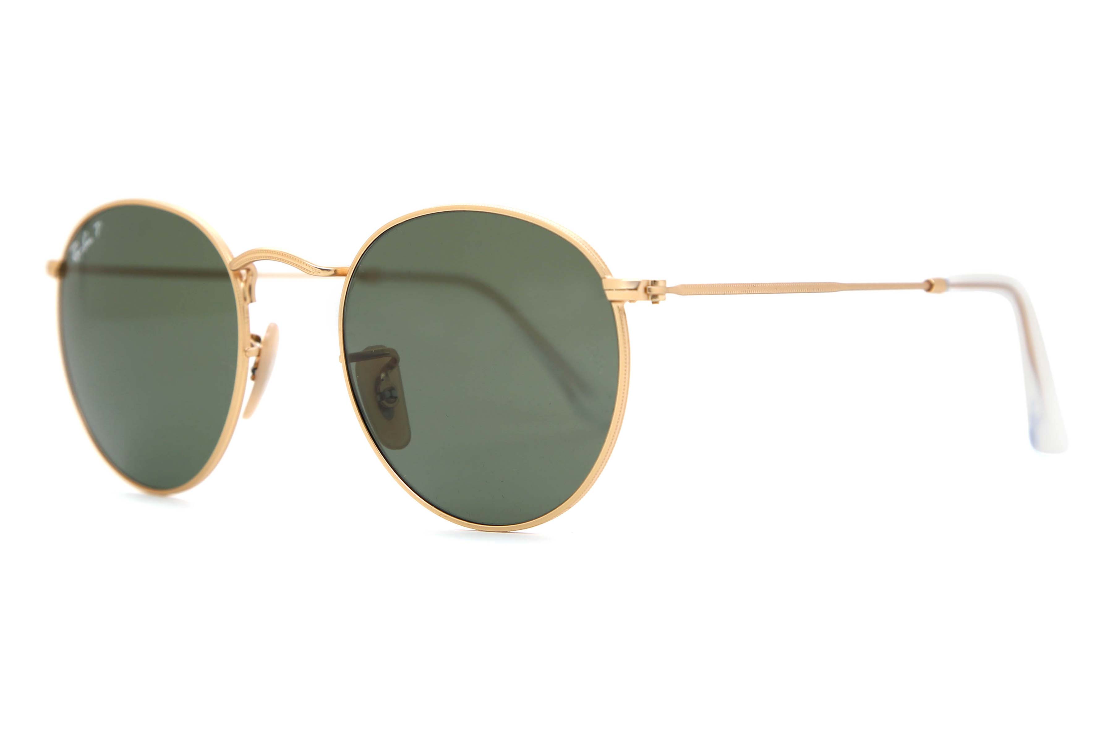 Ray ban round metal sales polarised