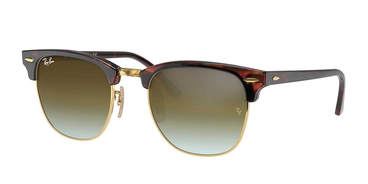 Photos - Sunglasses Ray-Ban RB3016/S Clubmaster Flash Lenses Gradient 990/9J Men's Sun 