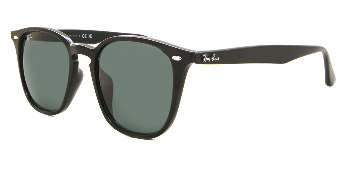 RB4258F Asian Fit Sunglasses Black | SmartBuyGlasses USA