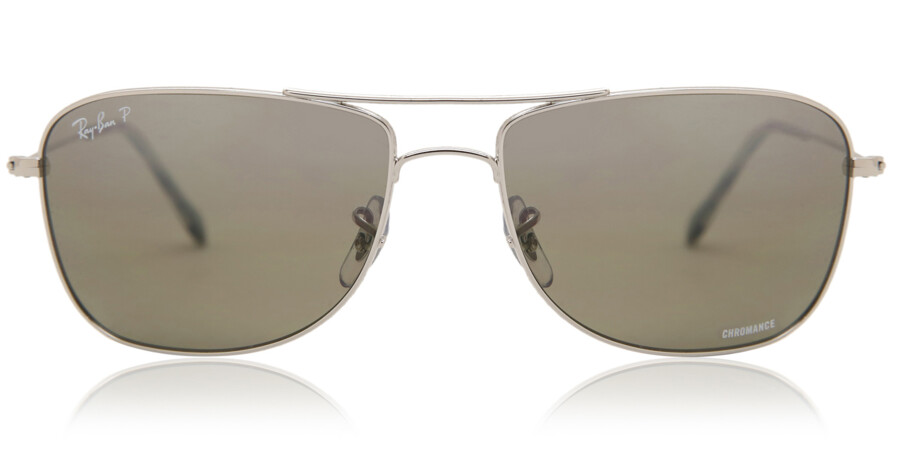 bereiden Oprichter ochtendgloren Ray-Ban RB3543 Chromance Polarized 003/5J Sunglasses in Shiny Silver |  SmartBuyGlasses USA