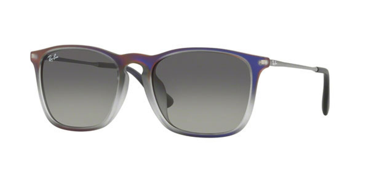 Ray-Ban RB4187F Chris Asian Fit 6593T5 Sunglasses Transparent Brown ...
