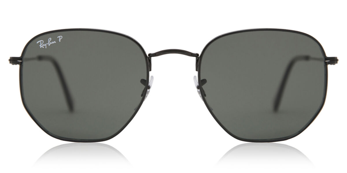 Ray Ban Black Hexagonal Sunglasses