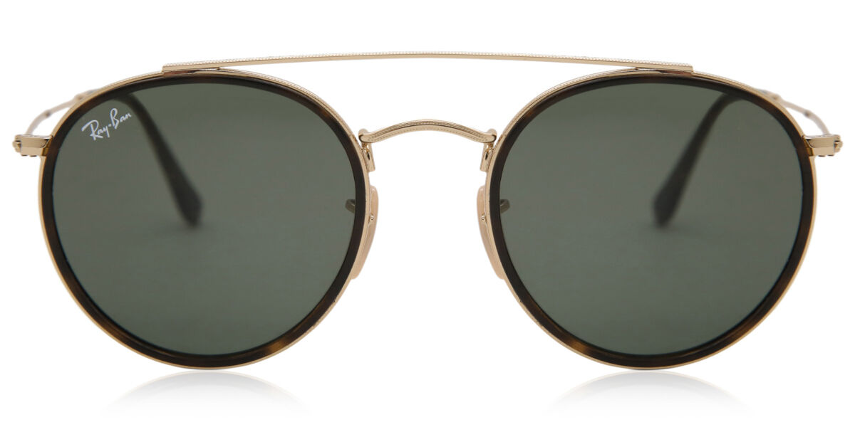 Photos - Sunglasses Ray-Ban RB3647N 001 Men's  Gold Size 51 