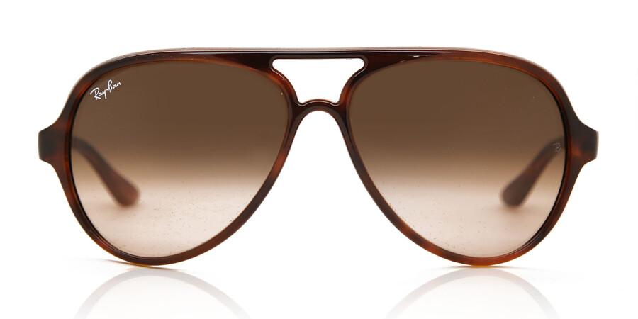 Ray-Ban RB4125 Cats 5000 820/A5 Sunglasses Stripped Havana |  SmartBuyGlasses New Zealand