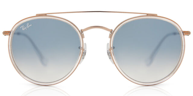 *LAST ONE* rayban rose gold sunglasses RB 3647-N Ray-Ban Round Double Bridge RB3647N Gold Frame/ Rose Gold  main image 2