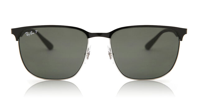 Ray-Ban RB3569 Polarized 90049A Square Shiny Black  display picture 1